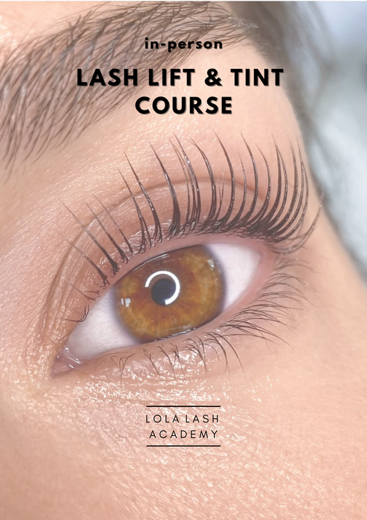1 to 1 In Person Lash Lift & Tint Course (AIT Accredited)